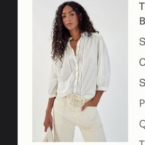 Anthropologie Tavi Oversized Button Down Shirt